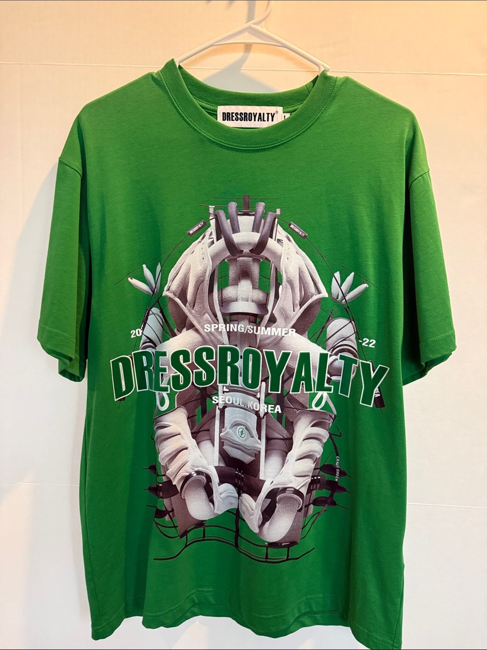 Green Graphic Tee - Dressroyalty Front Print